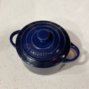NEW Le Creuset Mini Cocotte in Indigo
